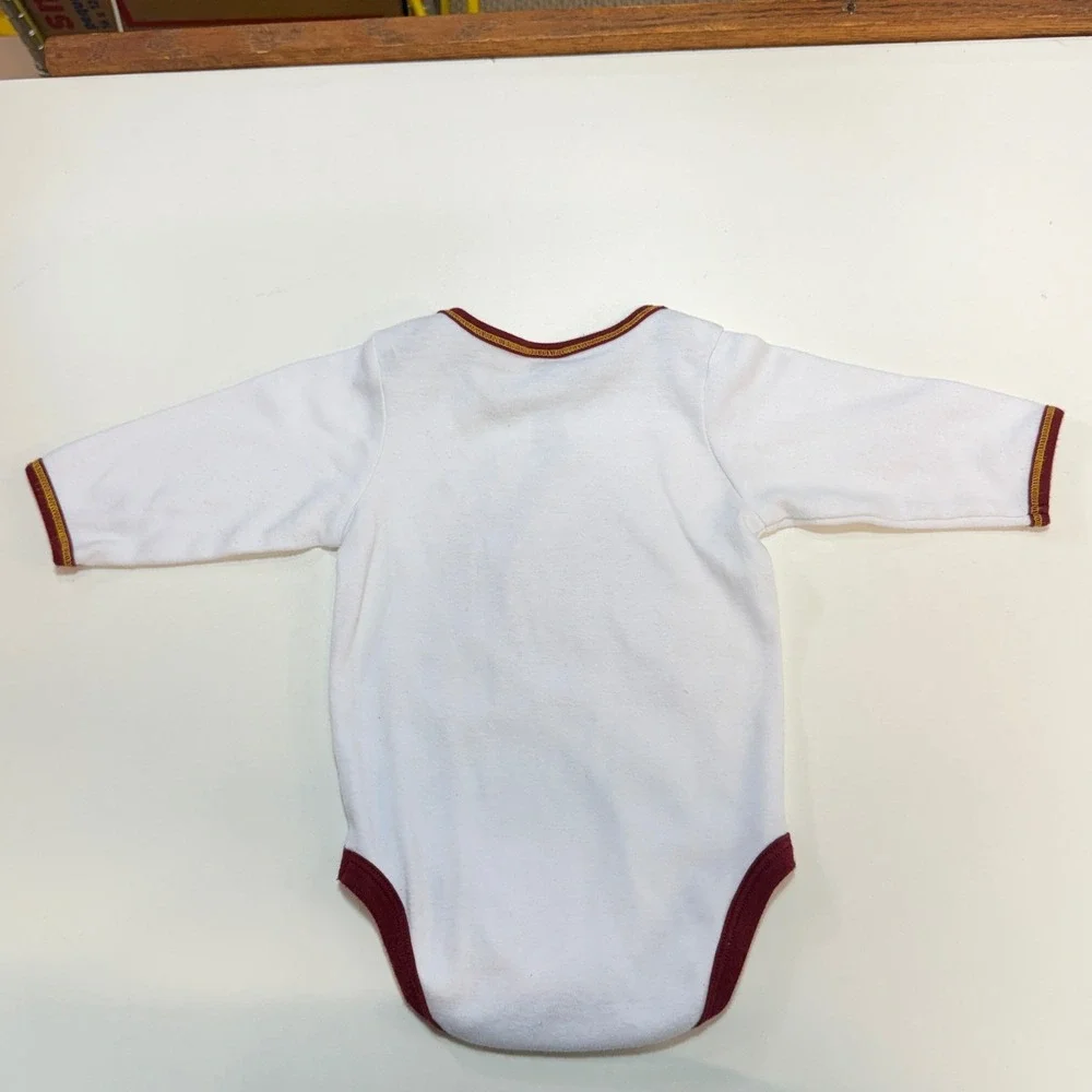 Washington Commanders NFL Team Apparel Bodysuit Kids 3-6M White Long Sleeve